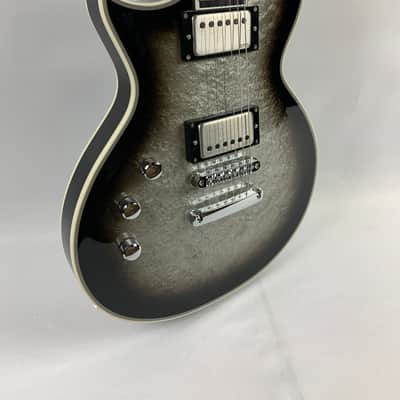 ESP Eclipse Custom Silver Liquid Metal Burst LEFT HANDED Electric Guitar LH + Hard Case MIJ - NEW - IN STOCK image 9
