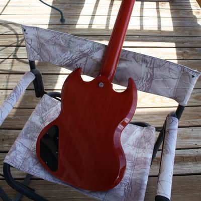 Gibson SG Standard '61 w/ Maestro Vibrola 2022 Gibson Demo Shop Guitar Vintage Cherry image 2