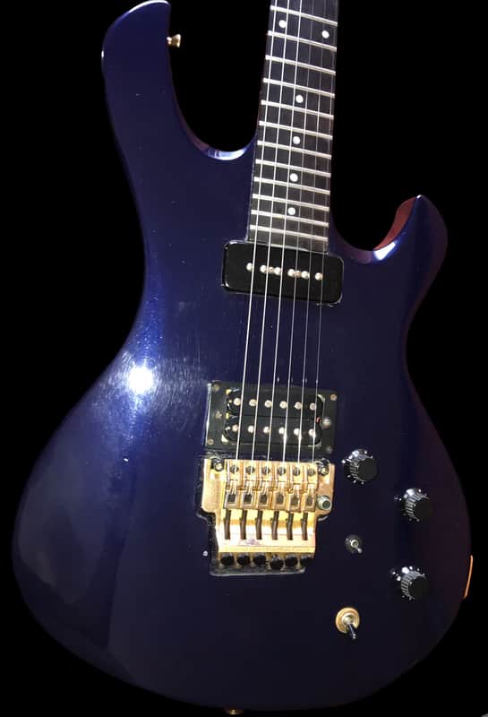 1985 Gibson Q-2000 Metallic Blue! Gibson’s Roaring Superstrat! OHSC!!! image 1