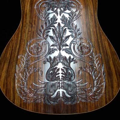 Blueberry Handmade Acoustic Guitar Dreadnought Taurus (Zodiac) built to order image 10