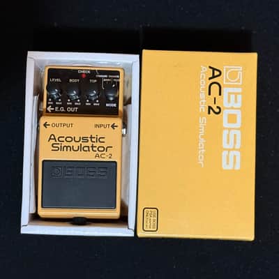 Boss AC-2 Acoustic Simulator (Silver Label) 1997 - 2006 - Yellow image 1