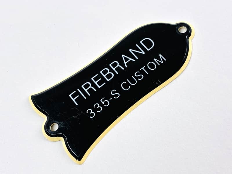 Gibson Firebrand "FIREBRAND 335-S CUSTOM" Truss Rod Cover image 1
