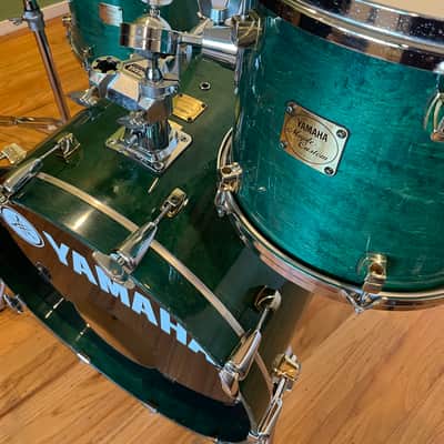Yamaha Maple Custom 22/14/12 - Turquoise Lacquer image 18