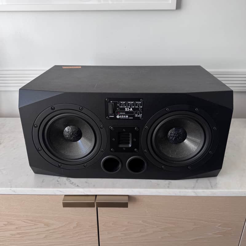 ADAM Audio S3-A Active Nearfield / Midfield Monitors (Pair) 2000s - Black image 1