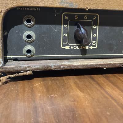 Gibson BR-6F 3-Input 10-Watt 1x10" Guitar Combo 1948 - 1954 - Brown image 7