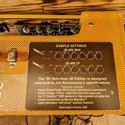 Fender 59 Twin-Amp™ JB Edition image 4