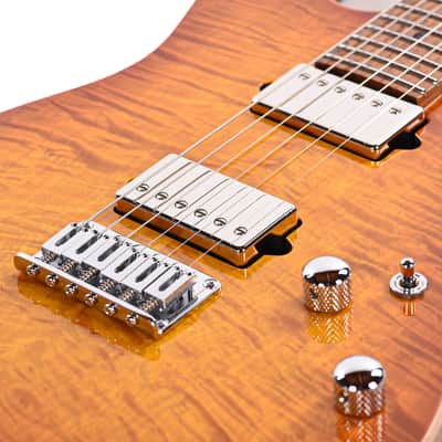 Suhr Custom Modern Set Neck Suhr Burst w/CME-Selected Angel Quilt Maple Top (Serial #84153) image 10