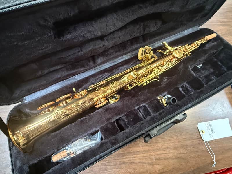P. Mauriat System-76(II) SGL Professional Bb Soprano Saxophone Lacquered Gold Brass New Unplayed #522 image 1