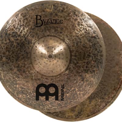 Meinl Cymbals B15DAH Byzance 15-Inch Dark Hi-Hat Cymbal Pair (VIDEO) image 1