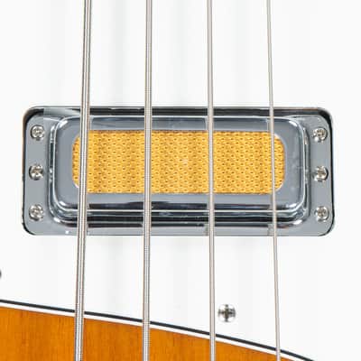 Mint Fender Gold Foil Jazz Bass, Ebony Fingerboard, 2-Color Sunburst image 4