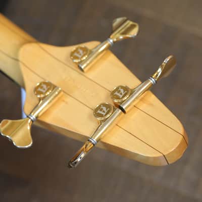 1997 Alembic Orion 4 String Set Neck Electric Bass Natural + HSC image 20