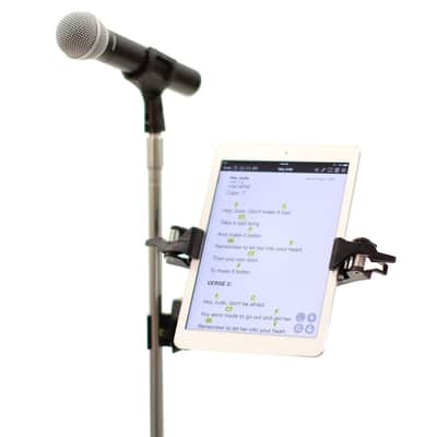 AirTurn MANOS Universal Tablet and Phone Holder with Side Mount Clamp image 1