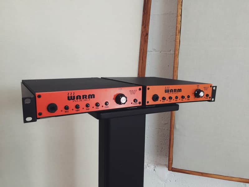 Warm Audio WA12 Discrete Mic Pre Racked Pair image 1