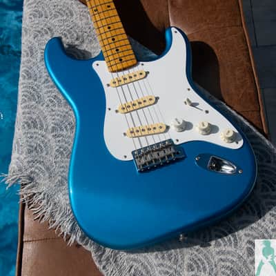 2010 Fender ST-57 Stratocaster Reissue MIJ -Limited Edition Lake Placid Blue Finish - Pro Set Up w Perfect Frets/Action/intonation! image 15