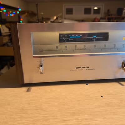 Pioneer TX-6800 Stereo Tuner FM/AM Radio Receiver Silver Face Near Mint Serviced image 5