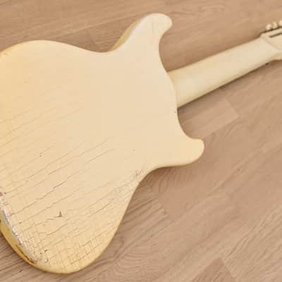 1967 Mosrite Melobar Walt Smith Electric Lap Steel Guitar White, 100% Original w/ Case image 17