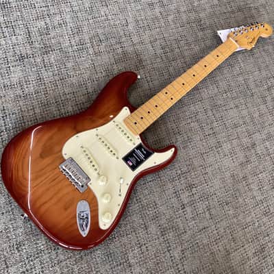 Fender American Professional II Stratocaster with Maple Fretboard in Sienna Sunburst image 2