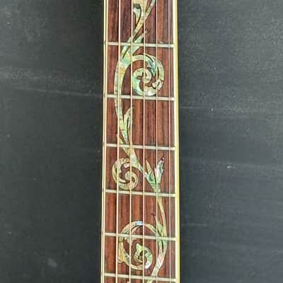 Gibson SJ-200 Quilt Vine  2015 - Insane Quilted Maple all over w/stunning Abalone inlaid on every surface. image 10