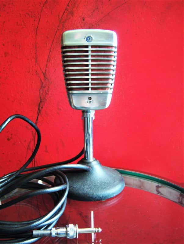 Vintage 1950's Shure 51 dynamic omni-directional Microphone w