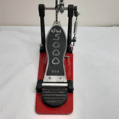 Drum Workshop D W 5000 Foot Pedal Circa 2000 - Black and Red image 1