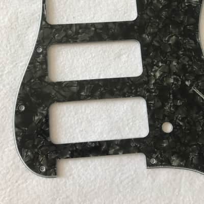 For Fender Stratocaster Strat P90 3 Pickup Guitar Pickguard,4 Ply Black Pearl image 4