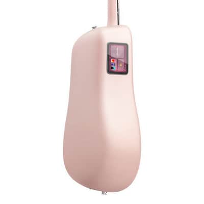Lava Music L9210003 ME 4 Carbon Fiber 36” Acoustic / Electric Guitar With Gig Bag, Pink image 5