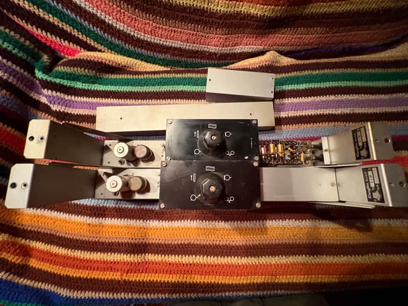 Pair of Siemens Telefunken Klangfilm KL V 002 1954 preamps image 1