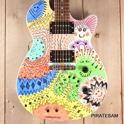 Gretsch Custom art guitar Ignite Jet Club HH " Happy Together " image 4