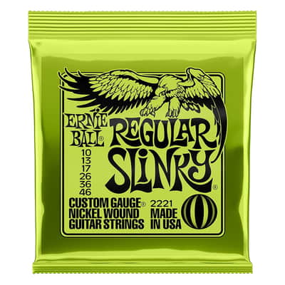 Electric Guitar Strings - Ernie Ball Regular Slinky 10-46 2221 image 1