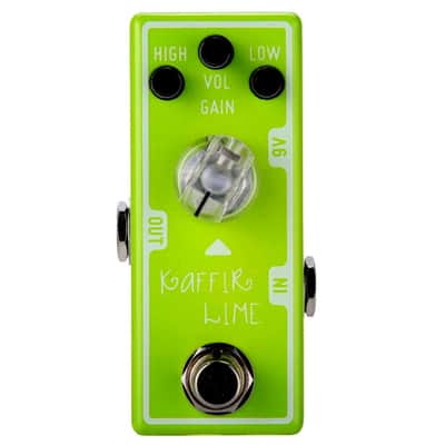 Tone City Kaffir Lime Overdrive TC-T6 Guitar Effect Pedal (BB Preamp Style) True Bypass image 1
