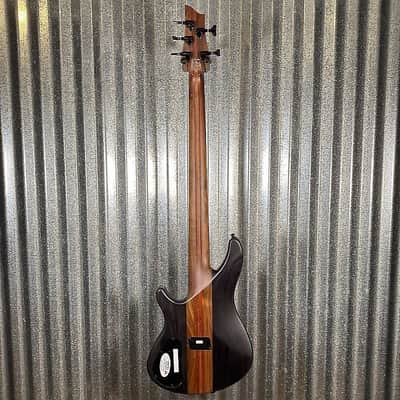 Schecter Charles Berthoud CB-5 See Through Black Satin EMG 5 String Bass #2510 image 10