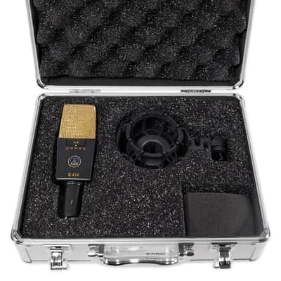 AKG C414 XLII Multi-Pattern Studio Reference Condenser Microphone Recording Mic image 9