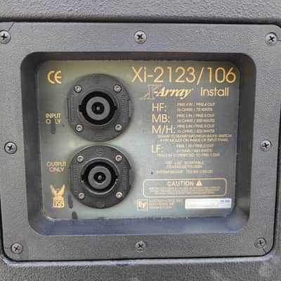 EV Electro-Voice X-Array Xi-2123/106 Passive Tri-Amp Line Array Speaker Commercial Flyable Vintage image 5