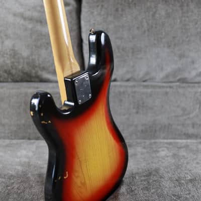 Fender Precision Bass with Maple Fretboard 1978 - Sunburst image 12