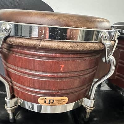 Latin Percussion Bongos Generation II interizo Poly wood Mahogany (Caoba) image 9