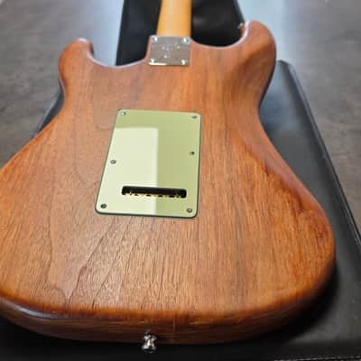 ESP SE Stratocaster Custom 80s Natural Mahogany Body USA Kent Armstrong Vintage American DiMarzio Pickup Brass Kahler Bridge Gotoh Switch MIJ Japan UK Fender Super Strat Parts Guitar Partscaster image 17