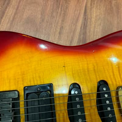 Epiphone Gibson S-510 / SKB-1000 435i 635i Electric Guitar Superstrat U2 Strat ULTRA RARE, only 400 units made on Samick factory Sunburst image 13