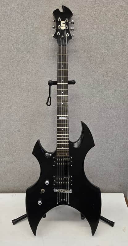 ESP LTD AX-50 Left-Handed Extreme Shaped Black Electric Guitar Ready To Play