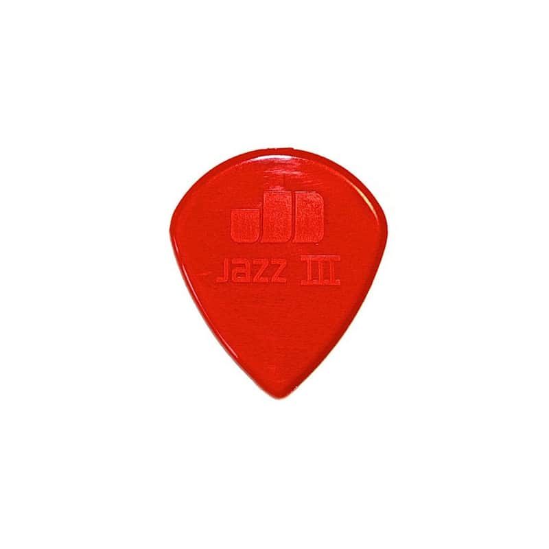 Dunlop 47P3N Nylon Jazz III 1.38mm Sharp Point-Tip Guitar Picks (6-Pack) image 1