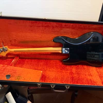 Fender Jazz bass guitar 1973 - Black image 4