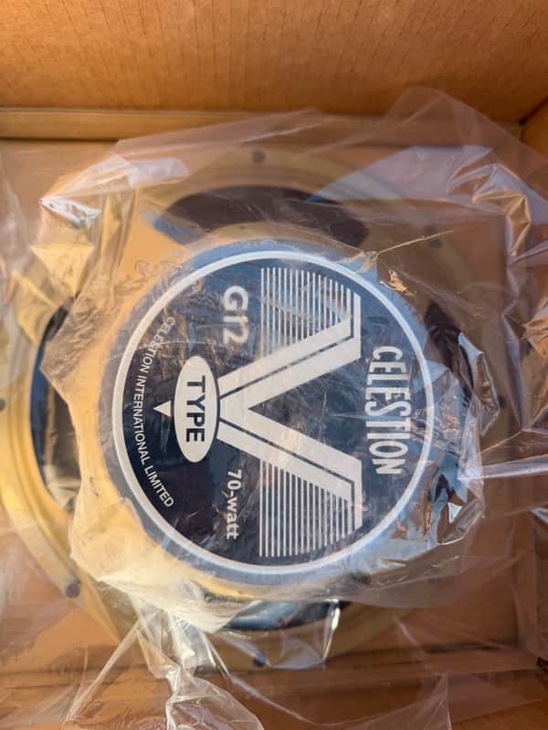 Celestion T5901 V-Type G12 12" 70-Watt 16 ohm Replacement Speaker 2010s - Gold image 1