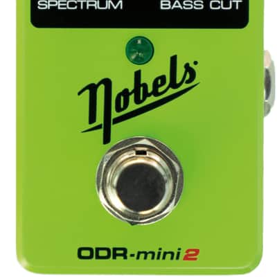 Nobels ODR-mini 2 Natural Overdrive Pedal with Bass Cut - Green image 1