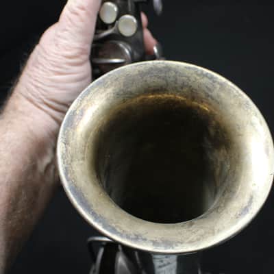 An Antique 1920's Wm. Frank & Co. C Melody Saxophone a Good Sax for Jazz   as-is   # 9 S image 16