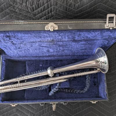 RON COLLIER ULTRA-RARE 'OLD GUARD' FIFE & DRUM CORPS CEREMONIAL TRUMPET w/CASE #2 image 3