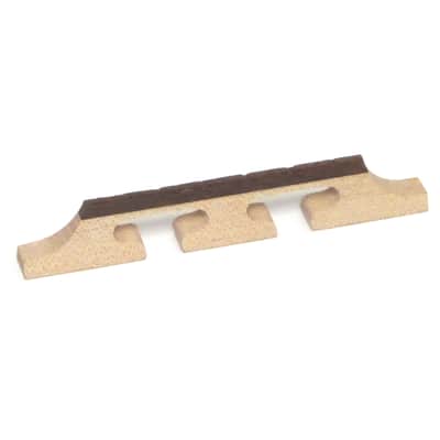 6 String Banjo Bridge, Maple and Rosewood, 1/2" Height | Lot of 6 (BBR-6-6) image 2