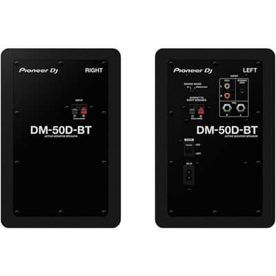 Pioneer DJ DM-50D-BT 5" Desktop Monitor System With Bluetooth Functionality, Regular Black image 3