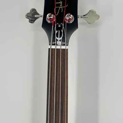 Epiphone Jack Casady Bass Fretless - Aged Royal Tan image 4
