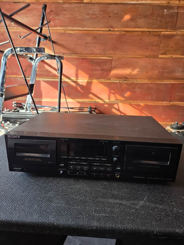 Sony TC-WR565 dual cassette recorder 1990's, 2000's. ?? - Black image 1