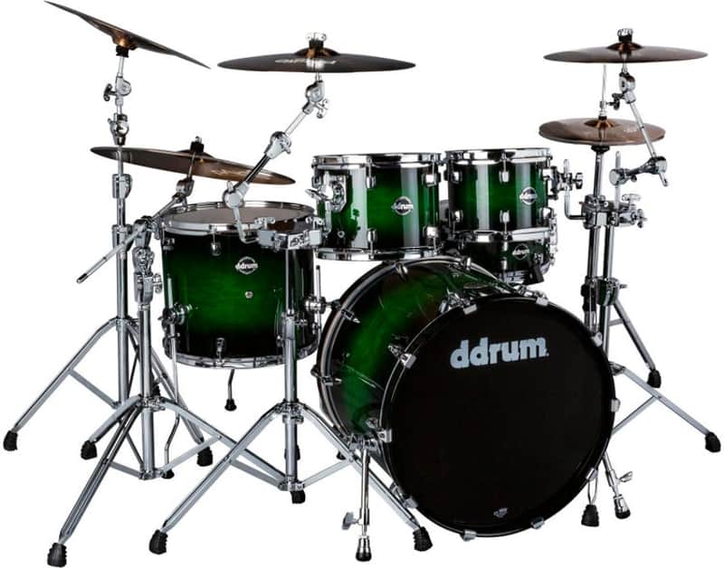 ddrum Dominion Birch 5-piece Shell Pack - Green Burst