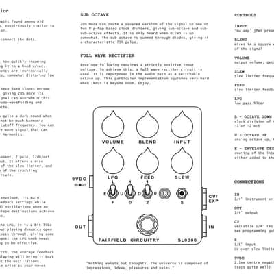 Fairfield Circuitry 20% More Slew Limiting Distortion image 4
